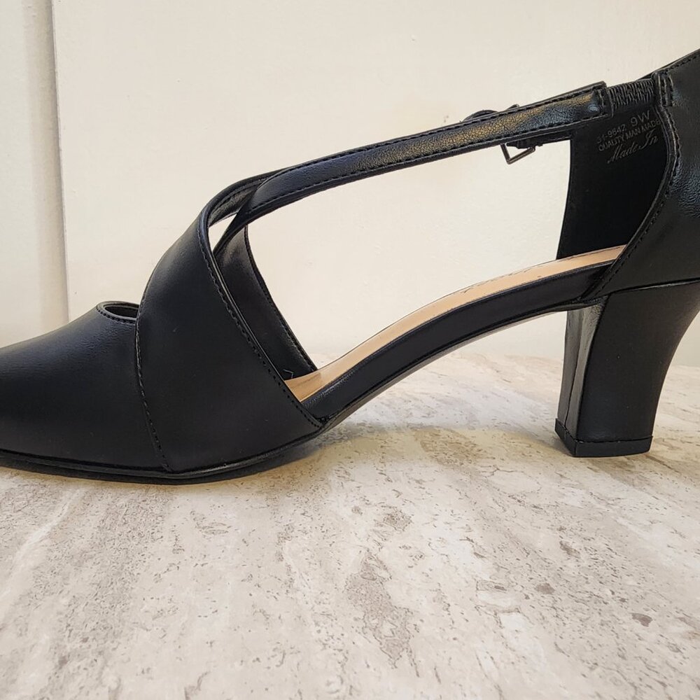 Easy Street Womens Elegance C Black 9W - B024 - Picture 5 of 8